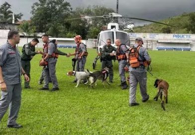 Bombeiros, cães farejadores e helicópteros fazem buscas por idoso que desapareceu durante romaria para Aparecida