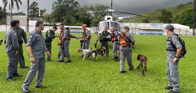Bombeiros, cães farejadores e helicópteros fazem buscas por idoso que desapareceu durante romaria para Aparecida